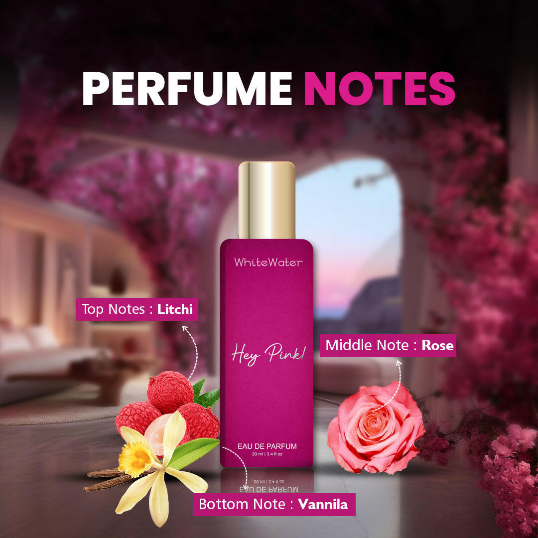 White Water Hey Pink perfume For Women , Longlasting fragrance